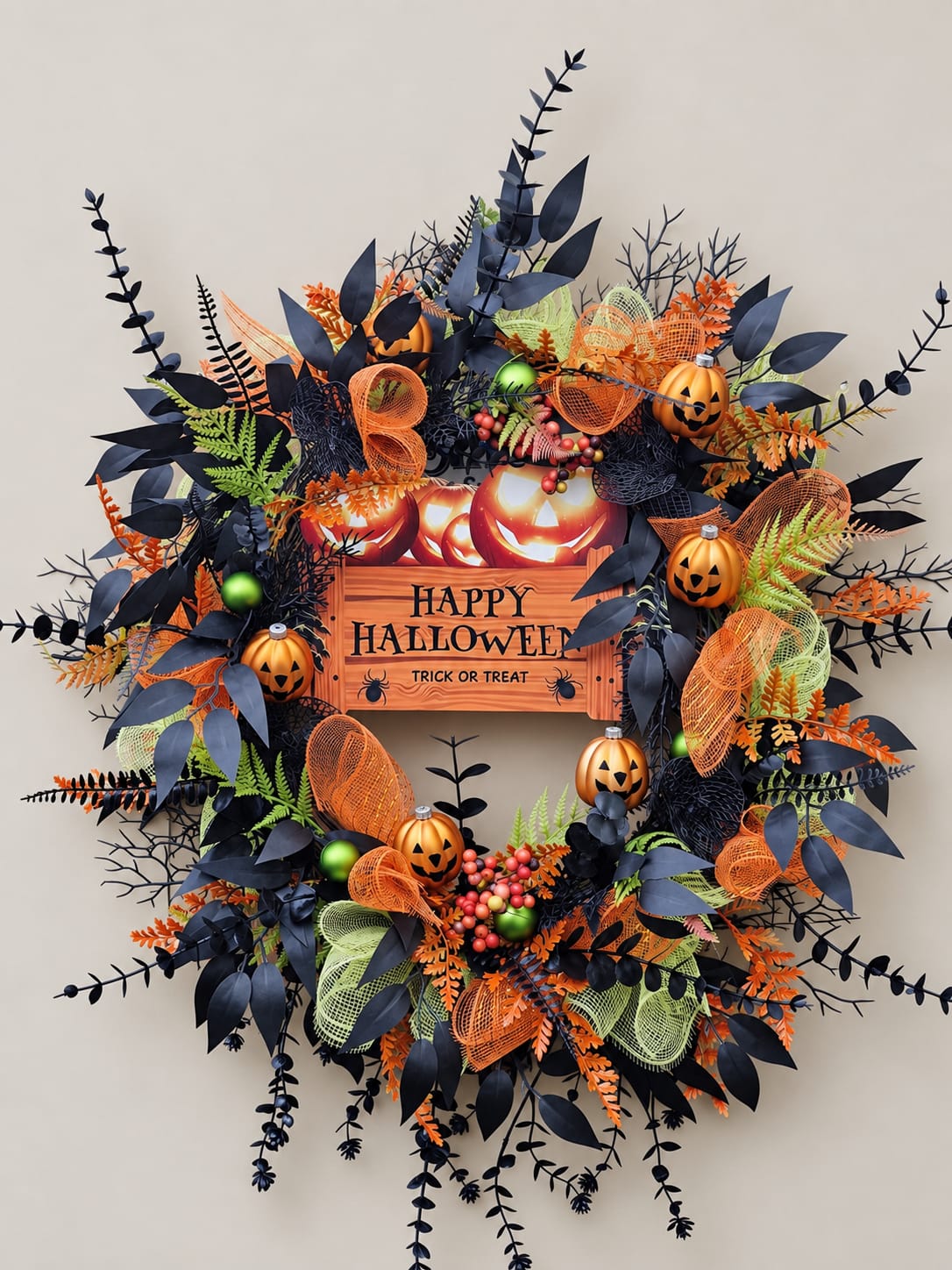 Happy Halloween Wreath