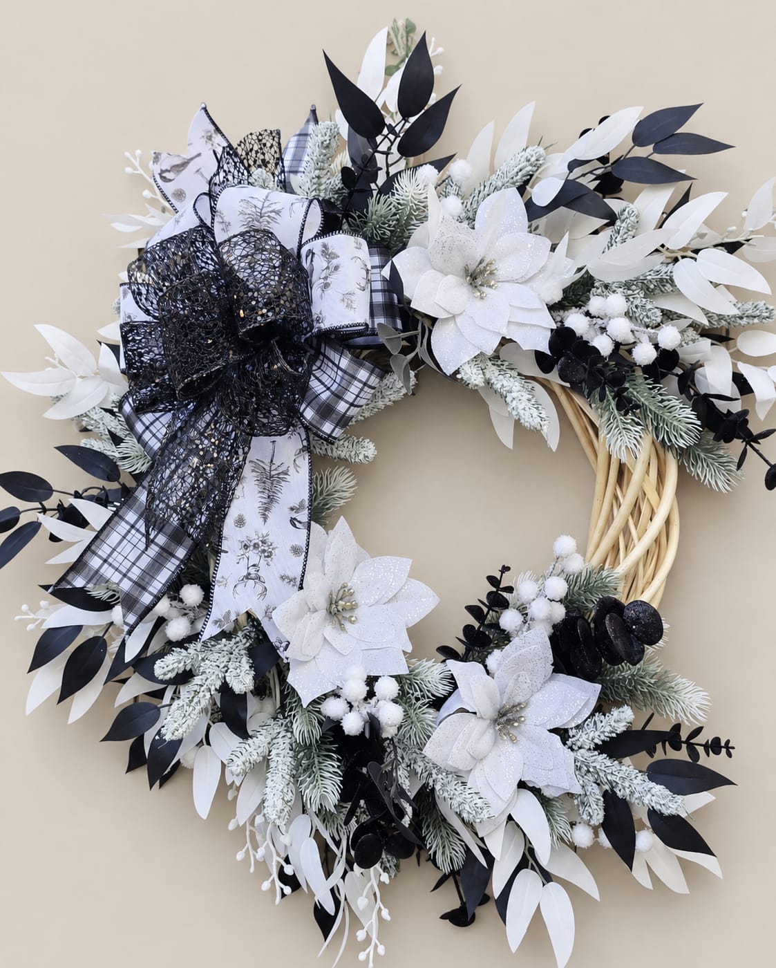 Winter White Christmas Wreath